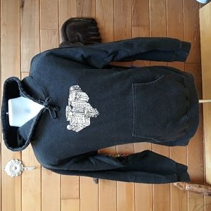 Sweatshirt with a hood